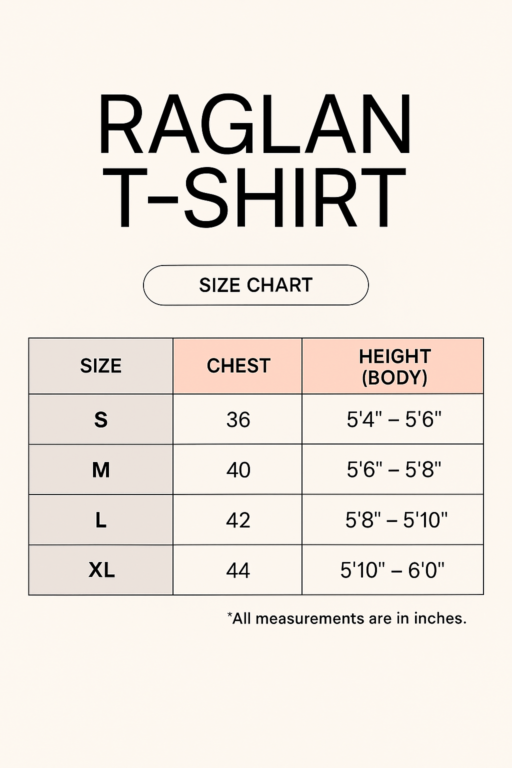 Unisex Raglan T-Shirt