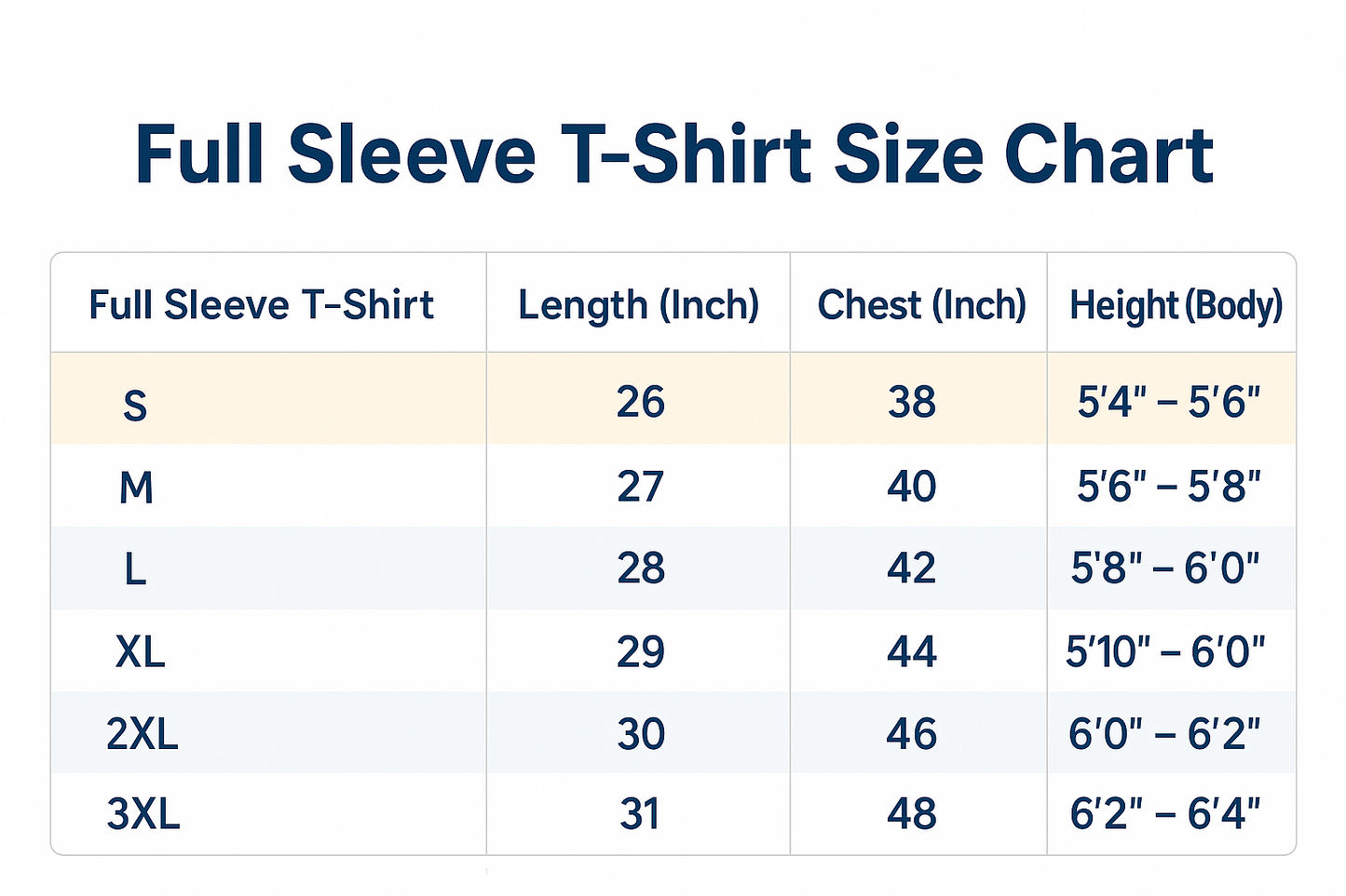 Men's Full Sleeve T-Shirt